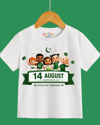 14 August Pakistan Zindabad  Kid's T-Shirt